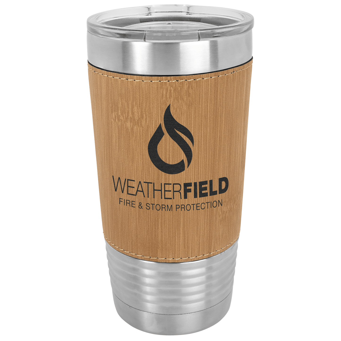 Custom Engraved 20 oz Leatherette Tumbler