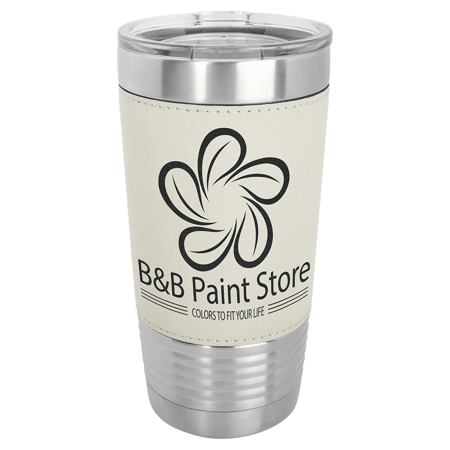 Custom Engraved 20 oz Leatherette Tumbler