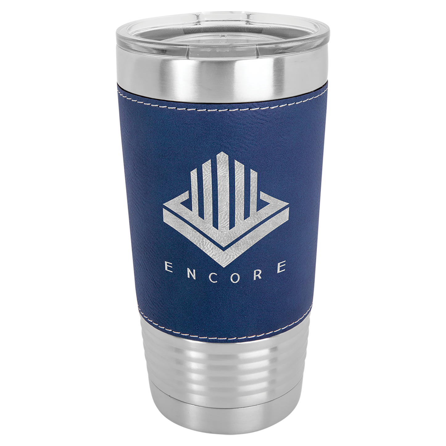 Custom Engraved 20 oz Leatherette Tumbler (Non-Bulk)