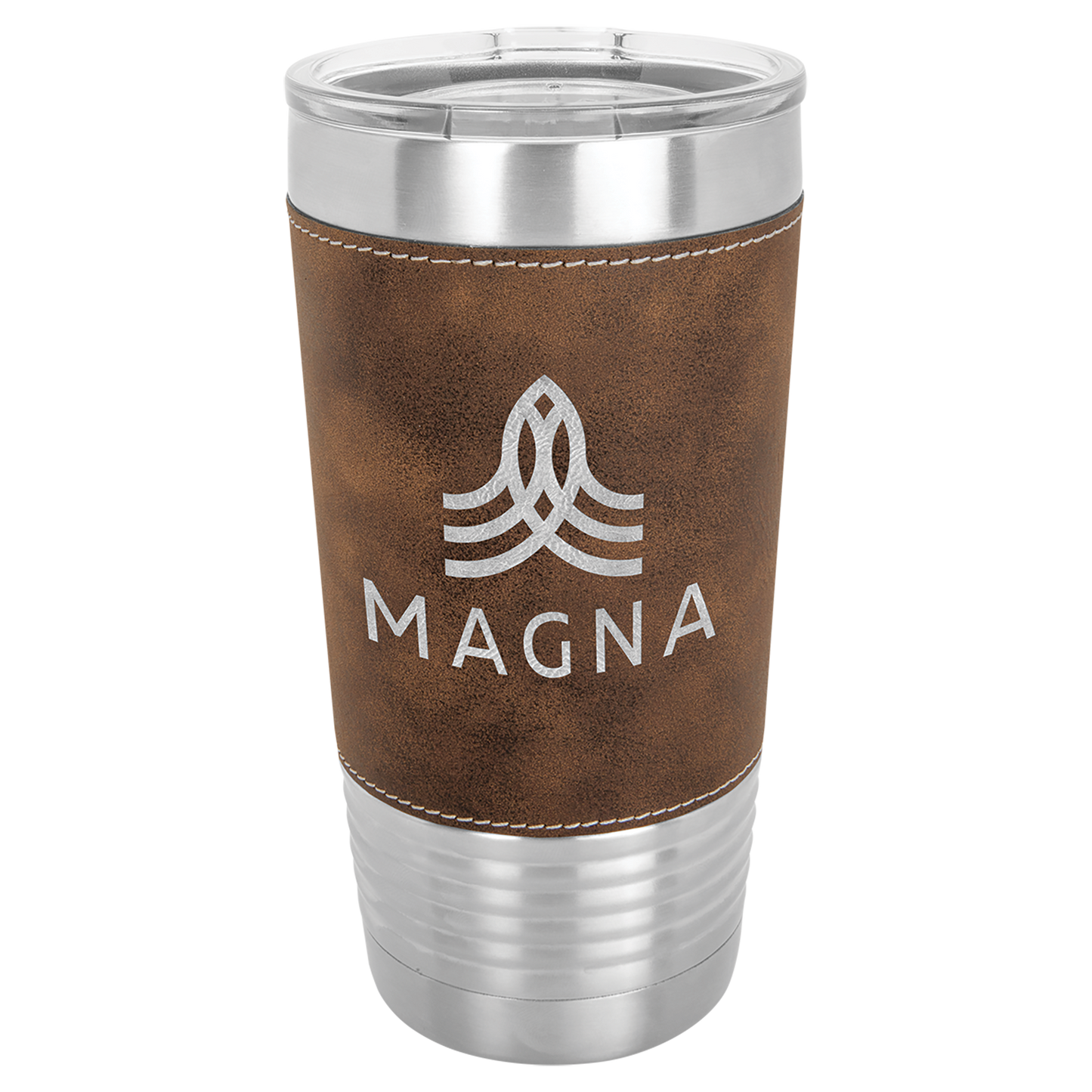 Custom Engraved 20 oz Leatherette Tumbler (Non-Bulk)