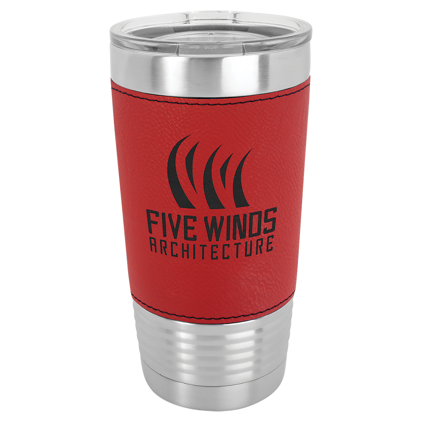 Custom Engraved 20 oz Leatherette Tumbler (Non-Bulk)