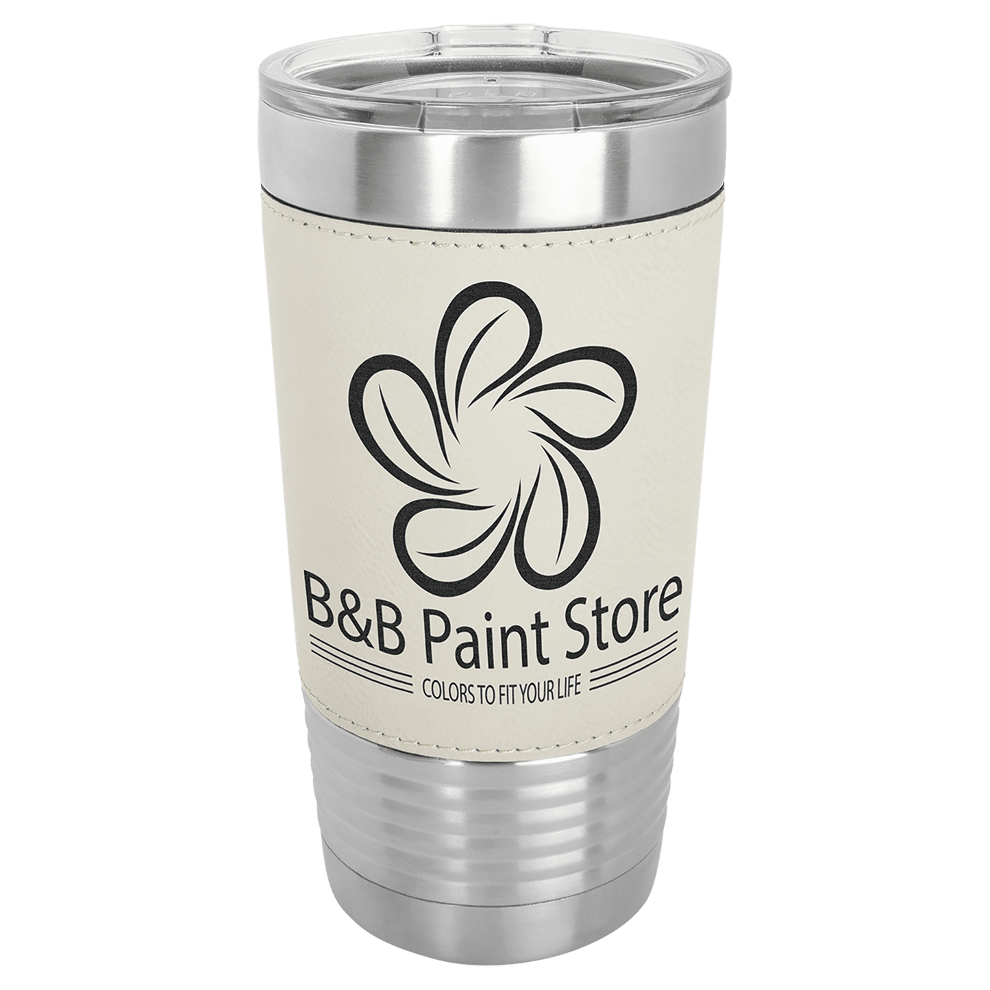 Custom Engraved 20 oz Leatherette Tumbler (Non-Bulk)